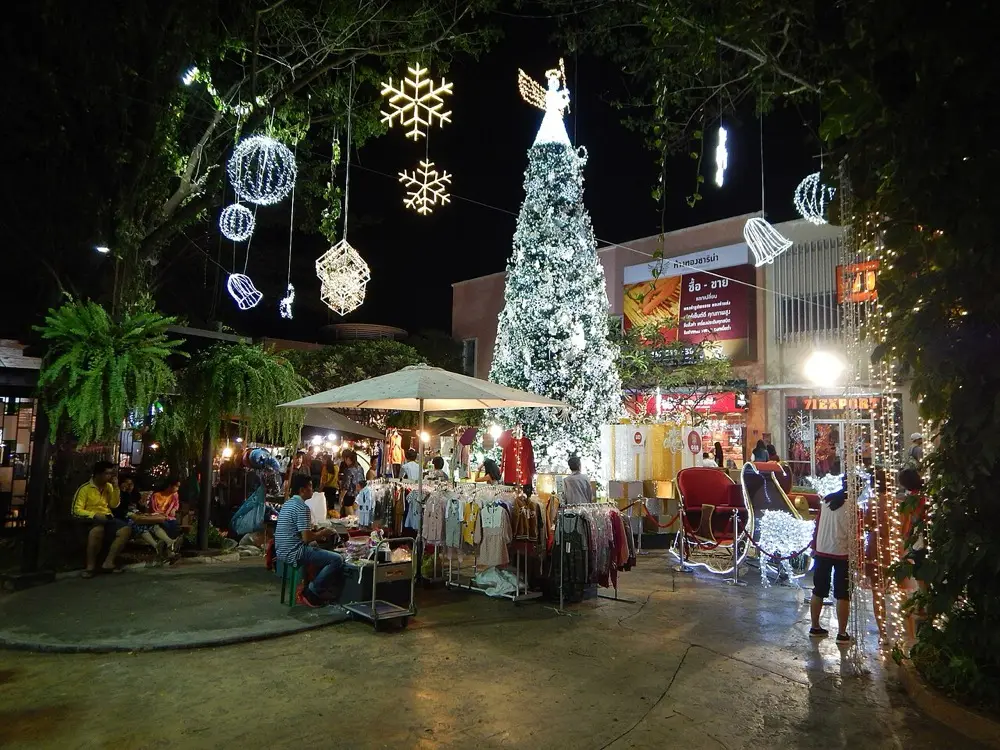 A night market in Udon Thani